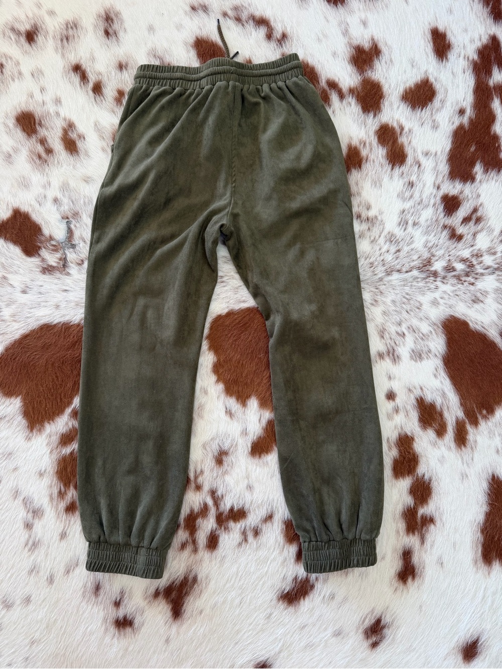 New In suede joggers - Picture 2 of 5